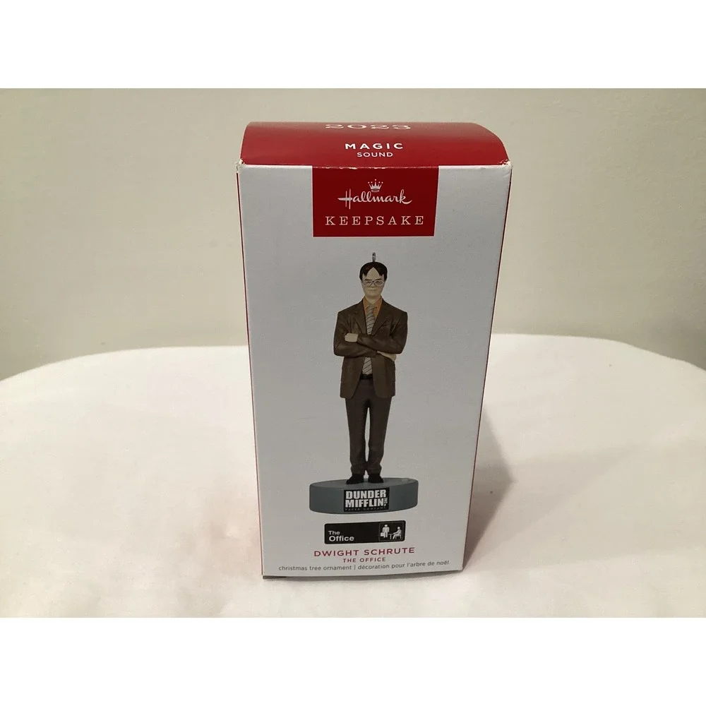 Hallmark Keepsake 2023 The Office Dwight Schrute Magic Sound Ornament QXI7257